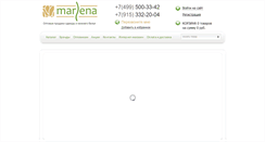 Desktop Screenshot of marlena.su